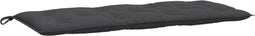 vidaXL - Tuinbankkussen - 120x50x7 - cm - stof - gemêleerd - antracietkleurig
