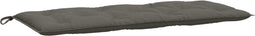 vidaXL - Tuinbankkussen - 120x50x7 - cm - stof - gemêleerd - donkergrijs
