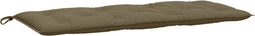 vidaXL - Tuinbankkussen - 120x50x7 - cm - stof - gemêleerd - taupe