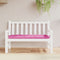 vidaXL - Tuinbankkussen - 120x50x7 - cm - stof - roze
