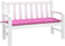 vidaXL - Tuinbankkussen - 120x50x7 - cm - stof - roze