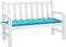 vidaXL - Tuinbankkussen - 120x50x7 - cm - stof - turquoise