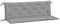 vidaXL - Tuinbankkussen - 150x(50+50)x7 - cm - oxford - stof - grijs