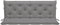 vidaXL - Tuinbankkussen - 150x(50+50)x7 - cm - oxford - stof - grijs