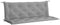 vidaXL - Tuinbankkussen - 150x(50+50)x7 - cm - oxford - stof - grijs