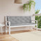 vidaXL - Tuinbankkussen - 150x(50+50)x7 - cm - oxford - stof - grijs