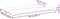 vidaXL - Tuinbankkussen - 150x(50+50)x7 - cm - oxford - stof - grijs