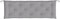 vidaXL - Tuinbankkussen - 150x(50+50)x7 - cm - oxford - stof - grijs