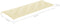 vidaXL - Tuinbankkussen - 150x(50+50)x7 - cm - oxford - stof - crèmewit