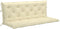 vidaXL - Tuinbankkussen - 150x(50+50)x7 - cm - oxford - stof - crèmewit