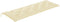 vidaXL - Tuinbankkussen - 150x(50+50)x7 - cm - oxford - stof - crèmewit