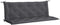 vidaXL - Tuinbankkussen - 150x(50+50)x7 - cm - oxford - stof - antracietkleurig