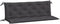 vidaXL - Tuinbankkussen - 150x(50+50)x7 - cm - oxford - stof - antracietkleurig