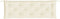 vidaXL - Tuinbankkussen - 150x(50+50)x7 - cm - oxford - stof - crèmewit