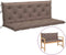 vidaXL - Tuinbankkussen - 150x(50+50)x7 - cm - oxford - stof - taupe