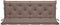 vidaXL - Tuinbankkussen - 150x(50+50)x7 - cm - oxford - stof - taupe