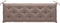 vidaXL - Tuinbankkussen - 150x(50+50)x7 - cm - oxford - stof - taupe