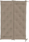 vidaXL - Tuinbankkussen - 150x(50+50)x7 - cm - oxford - stof - taupe