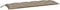 vidaXL - Tuinbankkussen - 150x(50+50)x7 - cm - oxford - stof - taupe