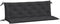 vidaXL - Tuinbankkussen - 150x(50+50)x7 - cm - oxford - stof - zwart