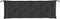 vidaXL - Tuinbankkussen - 150x(50+50)x7 - cm - oxford - stof - zwart