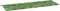vidaXL - Tuinbankkussen - 150x50x3 - cm - oxford - stof - bladpatroon