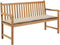 vidaXL - Tuinbankkussen - 150x50x3 - cm - oxford - stof - crèmekleurig