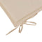 vidaXL - Tuinbankkussen - 150x50x3 - cm - oxford - stof - crèmekleurig