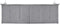vidaXL - Tuinbankkussen - 150x50x3 - cm - oxford - stof - grijs