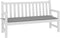 vidaXL - Tuinbankkussen - 150x50x3 - cm - oxford - stof - grijs