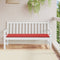 vidaXL - Tuinbankkussen - 150x50x3 - cm - oxford - stof - rood