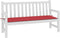 vidaXL - Tuinbankkussen - 150x50x3 - cm - oxford - stof - rood