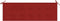 vidaXL - Tuinbankkussen - 150x50x3 - cm - oxford - stof - rood