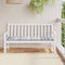vidaXL - Tuinbankkussen - 150x50x3 - cm - oxford - stof - ruitpatroon - grijs