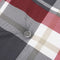 vidaXL - Tuinbankkussen - 150x50x3 - cm - oxford - stof - ruitpatroon - rood
