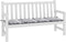 vidaXL - Tuinbankkussen - 150x50x3 - cm - oxford - stof - ruitpatroon - grijs