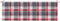 vidaXL - Tuinbankkussen - 150x50x3 - cm - oxford - stof - ruitpatroon - rood
