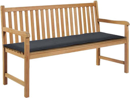 vidaXL - Tuinbankkussen - 150x50x3 - cm - oxford - stof - antracietkleurig