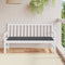 vidaXL - Tuinbankkussen - 150x50x3 - cm - oxford - stof - antracietkleurig