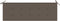 vidaXL - Tuinbankkussen - 150x50x3 - cm - oxford - stof - taupe