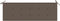 vidaXL - Tuinbankkussen - 150x50x3 - cm - oxford - stof - taupe