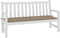 vidaXL - Tuinbankkussen - 150x50x3 - cm - oxford - stof - taupe