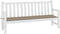 vidaXL - Tuinbankkussen - 150x50x3 - cm - oxford - stof - taupe