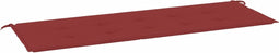 vidaXL - Tuinbankkussen - 150x50x3 - cm - oxford - stof - wijnrood