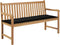 vidaXL - Tuinbankkussen - 150x50x3 - cm - oxford - stof - zwart