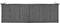 vidaXL - Tuinbankkussen - 150x50x3 - cm - oxford - stof - zwart