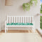 vidaXL - Tuinbankkussen - 150x50x7 - cm - oxford - stof - bladpatroon