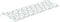 vidaXL - Tuinbankkussen - 150x50x7 - cm - oxford - stof - bladpatroon