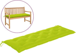 vidaXL - Tuinbankkussen - 150x50x7 - cm - oxford - stof - heldergroen