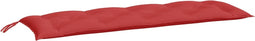 vidaXL - Tuinbankkussen - 150x50x7 - cm - oxford - stof - rood
